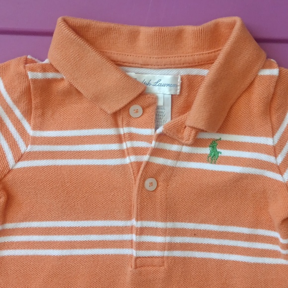 Ralph Lauren pique polo romper - Picture 2 of 3